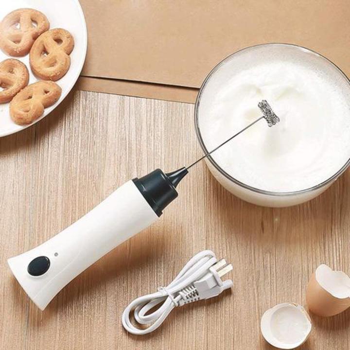 Rechargeable Handheld Electric Coffee Mixer and Milk Frother