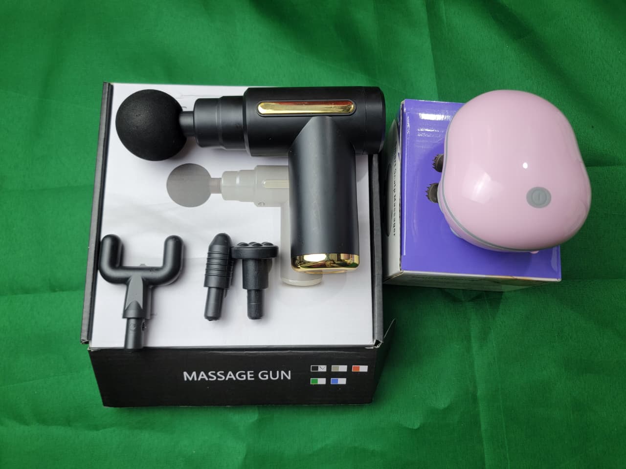 Massage gun and scalp massager combo