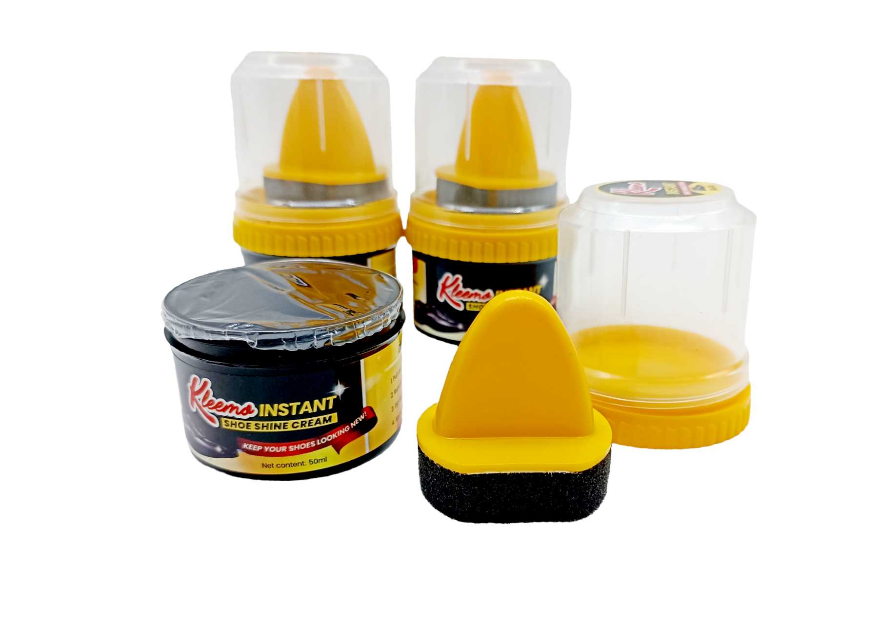 BIKI Express Instant Shoe Shine polish.