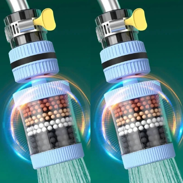 Kitchen Water Faucet Filter 6 Layers Nozzle Filter 360 Degree Rotation Faucet Purifier Water Tap Nozzle Filter